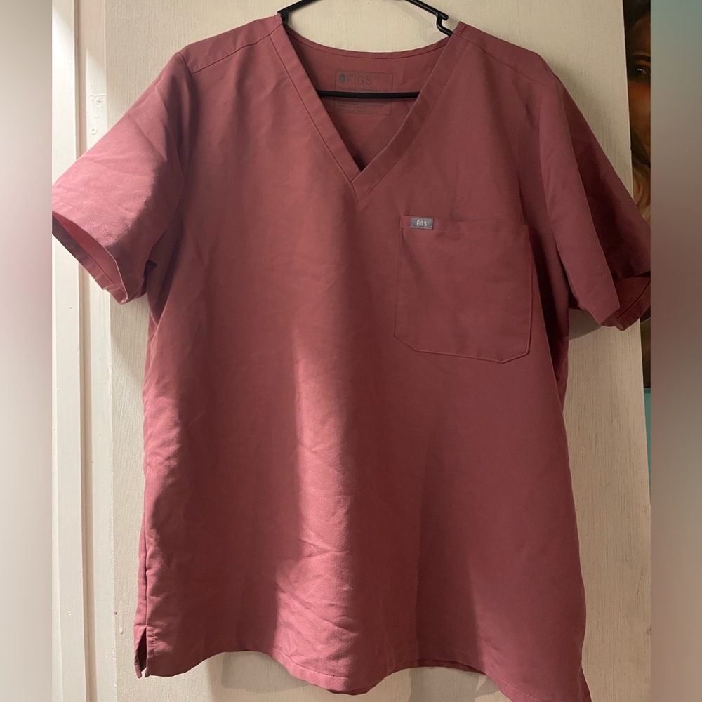 Figs set dusty rose color size xl